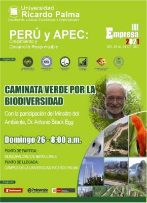 PERU: CAMINATA VERDE CON LA UNIVERSIDAD RICARDO PALMA